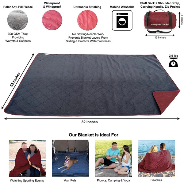 Insulated Windproof Waterproof Blanket
