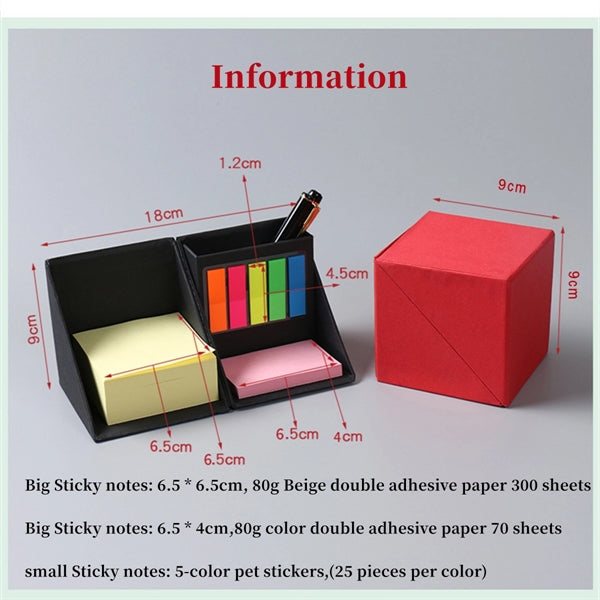 Eco-Friendly Cube Shape Sticky Notes Memo Set