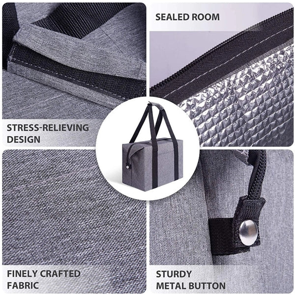 Foldable Cooler Bag Picnic Handbag