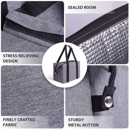 Foldable Cooler Bag Picnic Handbag