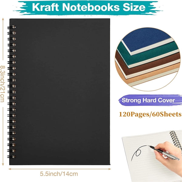 A5 Spiral Ruled Journal Notebook