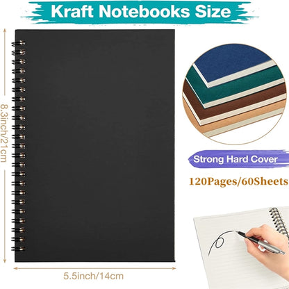 A5 Spiral Ruled Journal Notebook