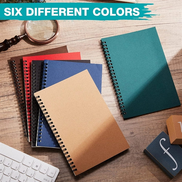 A5 Spiral Ruled Journal Notebook