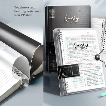 A4 Transparent Loose Leaf Binder Notebook