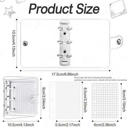 Mini Clear Cute Soft Pvc Notebook