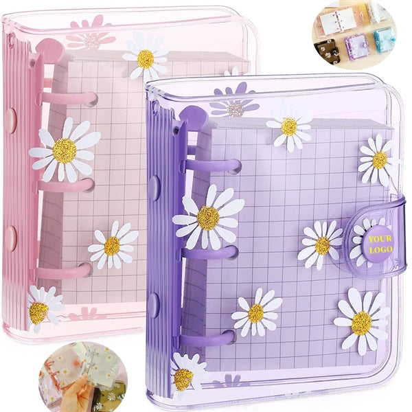 Mini Binder Daisy Pvc Notebook