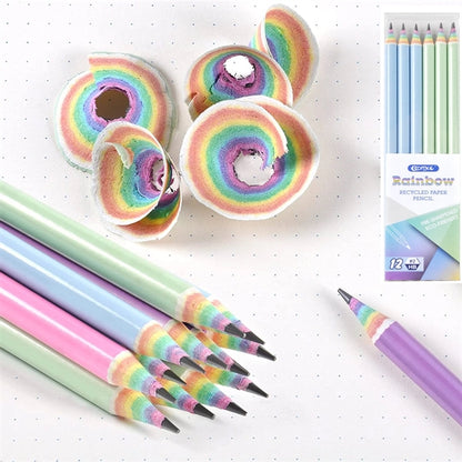 Children'S Eco Rainbow Pencil Set