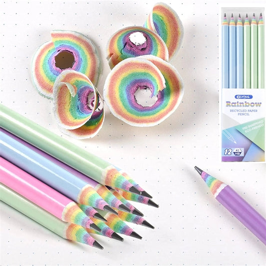 Children'S Eco Rainbow Pencil Set