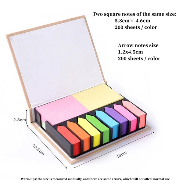 Personalized Colorful Sticky Notes Pad Set