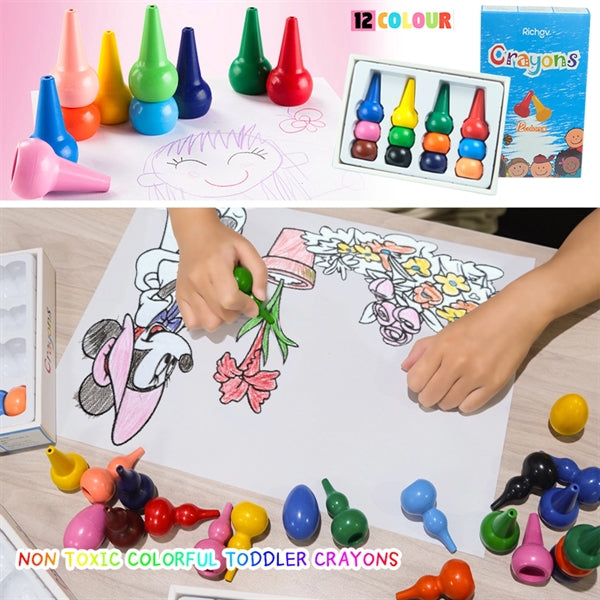 Stackable Coloring Baby Crayons
