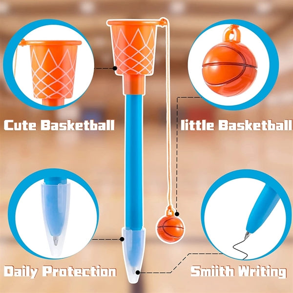 Sports Themed Basketball Hoop Pen