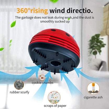 Cute Portable Cartoon Mini Desktop Vacuum