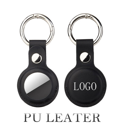 Leather Case Protective Cover For Tag With Ring