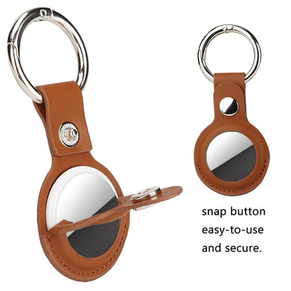 Leather Case Protective Cover For Tag With Ring