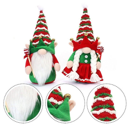 Couple Elf Doll Ornaments