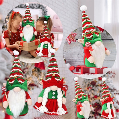Couple Elf Doll Ornaments