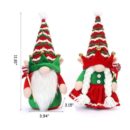 Couple Elf Doll Ornaments