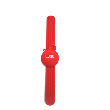Heart Sanitizer Slap Bracelet