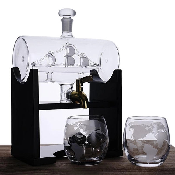 Boat Whiskey Decanter Sets