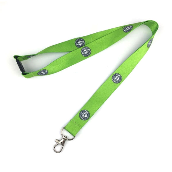 Custom Sublimation Recycled PET Lanyard w/ Safety Breakaway