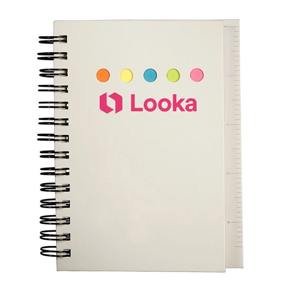 Sticky Notebook with ruler