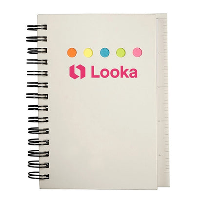 Sticky Notebook with ruler