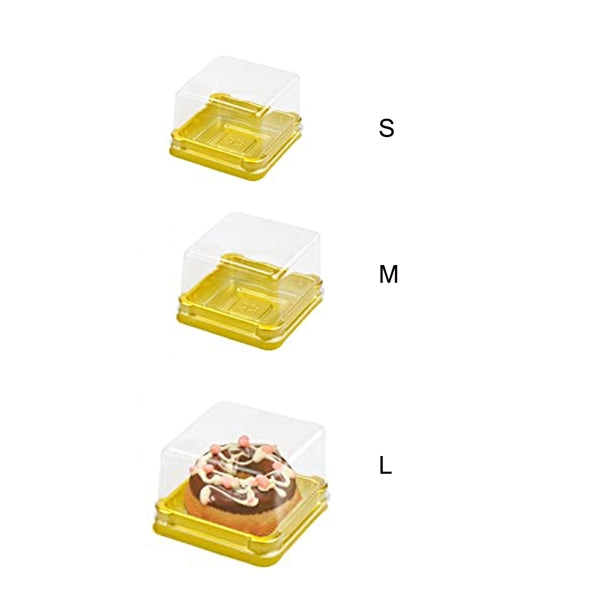 Pet Clear Cover Cupcake Box Individual Container