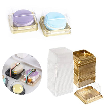 Pet Clear Cover Cupcake Box Individual Container
