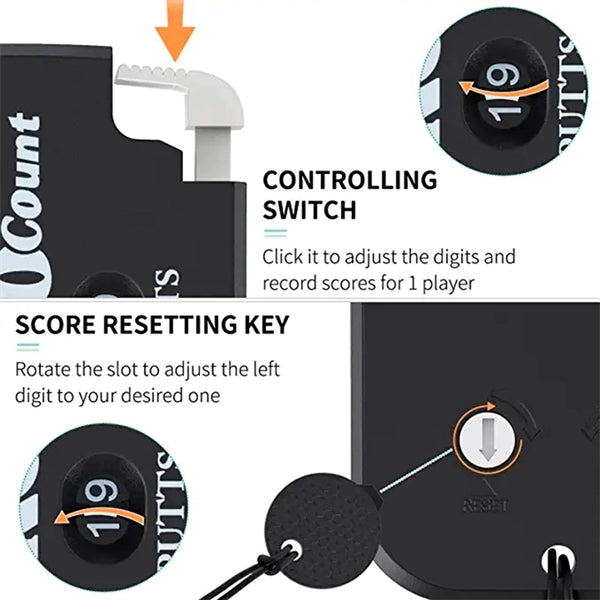 Golf Score Stroke Counter Clicker