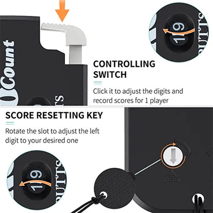 Golf Score Stroke Counter Clicker