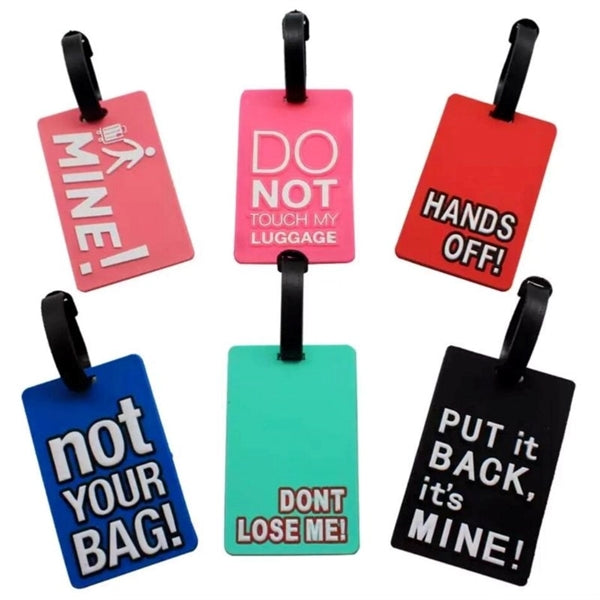 Silicone Letter Luggage Name Tag
