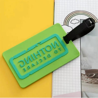 Silicone Letter Luggage Name Tag