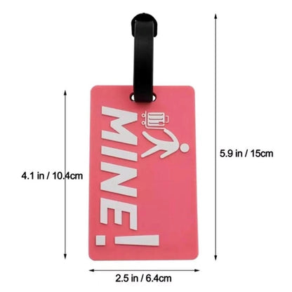 Silicone Letter Luggage Name Tag