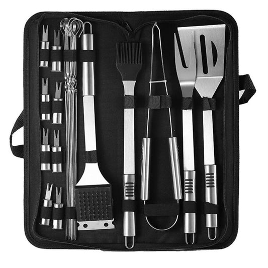 20 PCS BBQ Grilling Tools Set with Storage Bag