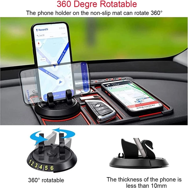 Non-Slip Phone Pad For 4-In-1 Car