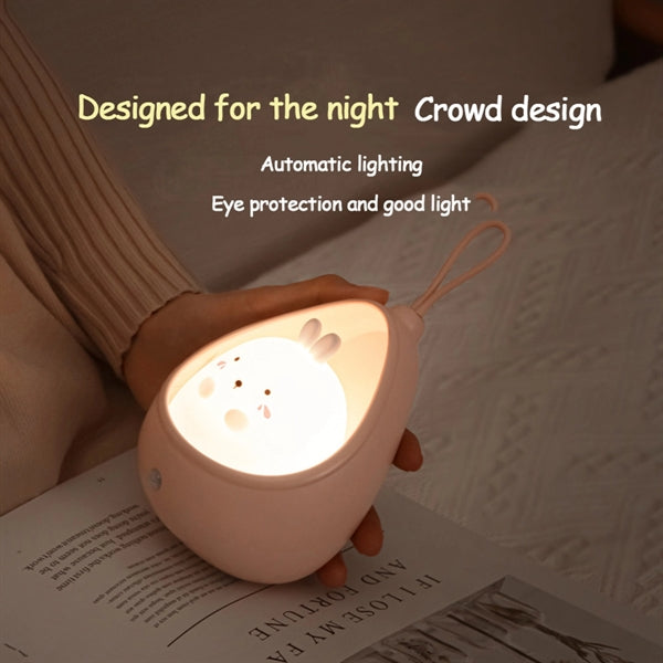 Cute Cartoon Silicone Led Night Motion Sensor Light