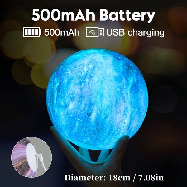 16 Colors Control Galaxy Moon Lamp