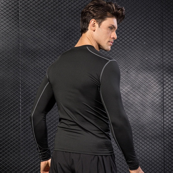 Men Athletic Quick Dry Long Sleeve