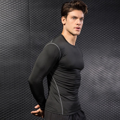 Men Athletic Quick Dry Long Sleeve
