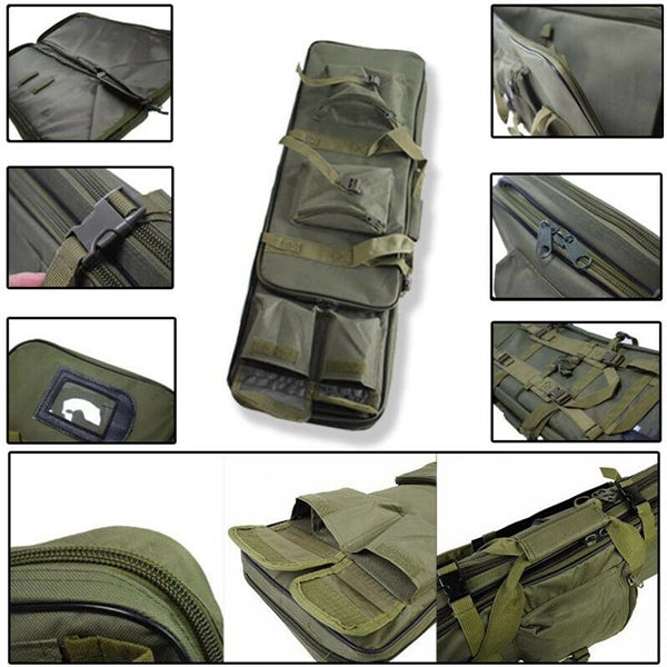 Tactical Rifle Case Fishing Backpack Gun Carry Bag