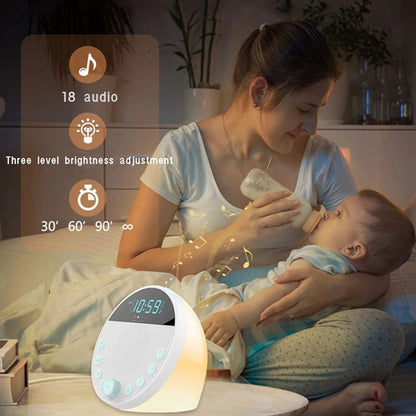 White Noise Sleep Aid With Recording Alarm Clock