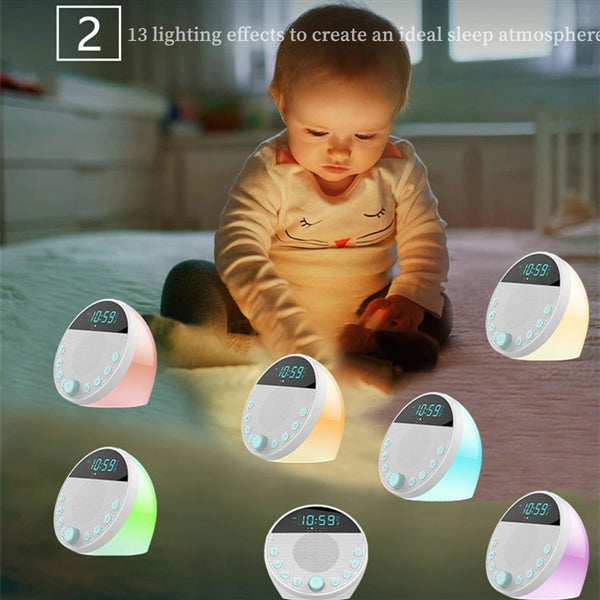 White Noise Sleep Aid With Recording Alarm Clock