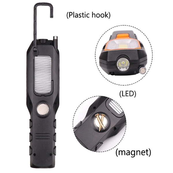Led Rechargeable Portable Cob Inspection Light With Magnet