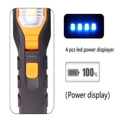 Led Rechargeable Portable Cob Inspection Light With Magnet