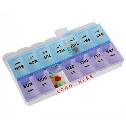 Pill Organizer Weekly (7-Day) Am/Pm