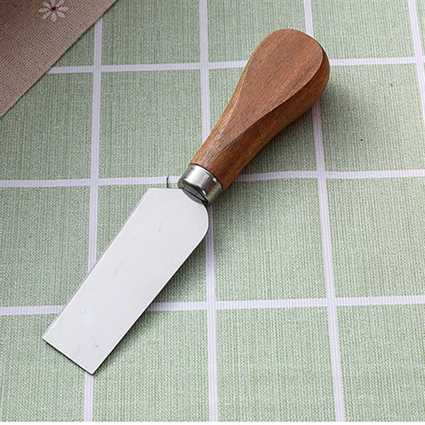 Wooden Cutting Board With Handle And Knife Set