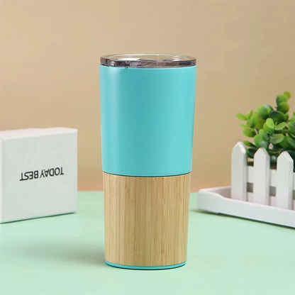 20 Oz Vacuum Insulated Bamboo Tumbler