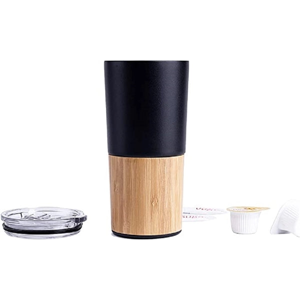 20 Oz Vacuum Insulated Bamboo Tumbler