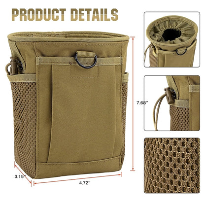 Tactical Molle Drawstring Dump Pouch