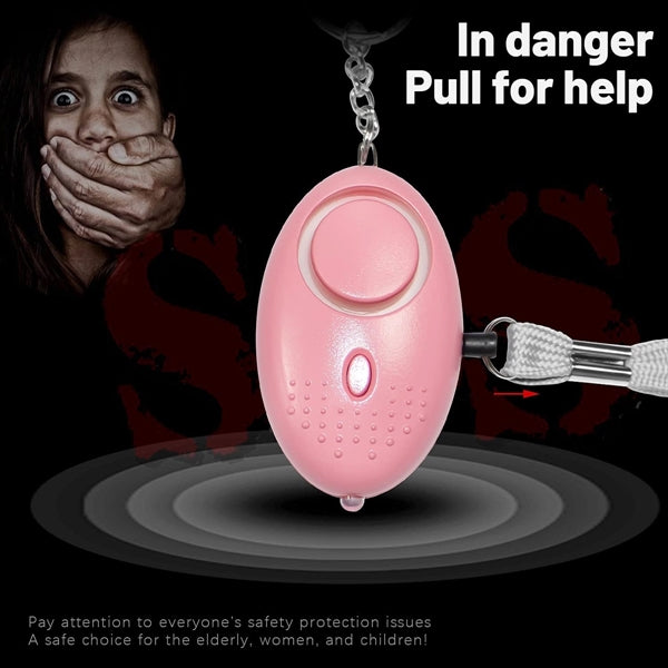 LED Emergency Personal Safty Alarm Keychain